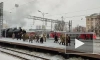 На Финляндском вокзале представили реконструкцию встречи поезда жителями блокадного Ленинграда