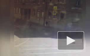 Наезд на школьника на Лермонтовском проспекте попал на видео