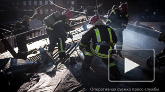 Серьезный пожар на Лиговском проспекте напугал петербуржцев