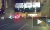 Опубликовано видео момента ДТП в Москве, где был насмерть сбит сотрудник ГИБДД