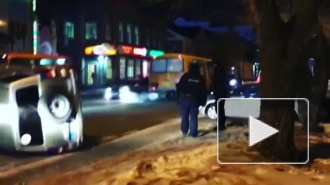 Появилось видео аварии с автомобилем полиции в Благовещенске