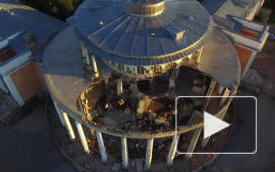 Видео: в Твери обрушился Речной вокзал