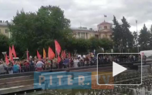 Начался митинг против произвола на выборах 