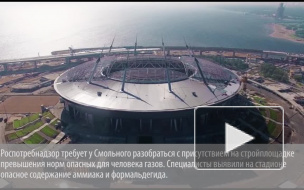 Сдача "Зенит Арены" может отодвинуться из-за обнаружения токсичных газов