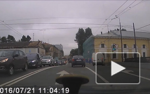 Первое ДТП мото.
