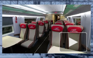 РЖД показали фотографии обновленного интерьера "Сапсана"