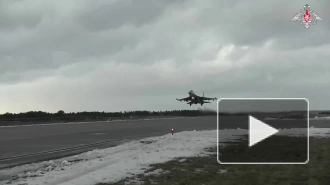Су-35 сопроводил бомбардировщики на Купянском направлении