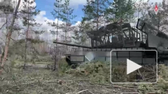 Экипажи танков Т-72Б3М уничтожили подземный командный пункт ВСУ в ЛНР