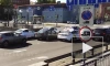 На видео попало столкновение трёх машин на набережной Обводного канала