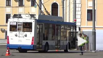 Водители петербургских троллейбусов соревновались в мастерстве езды