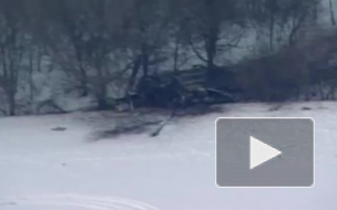 Видео: В Миннесоте разбился военный вертолет "Черный ястреб"