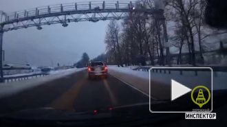 Видео: на трассе "Нарва" погибла женщина-водитель