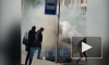 Видео: на проспекте Просвещения загорелся автомобиль