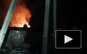 Пожар в местечке золотой колос 1.12.2019