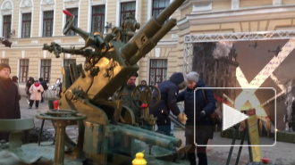 Во дворе Академической капеллы создали живой мемориал в память блокадному Ленинграду