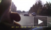 Появилось видео с моментом столкновения ВАЗ-2109 и скорой в Ленобласти 