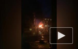 В пятиэтажке на Варшавской целиком выгорела квартира
