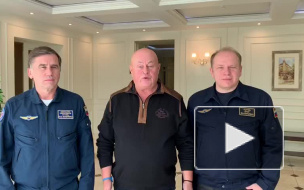 Видео: опытные космонавты поздравили Выборгский авиационно-технический колледж с юбилеем