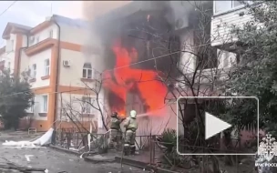 В Туапсе потушили пожар в жилом доме