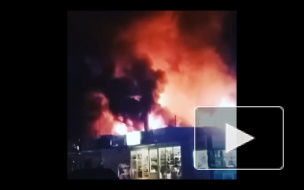 Появилось видео страшного пожара в Днепропетровске