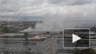 Видеозапись очередного пожара на Амурской улице  в Москве попала в Сеть