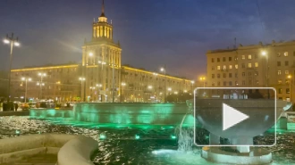 "Водоканал" показал, как выглядит обновленный фонтан у Российской национальной библиотеки