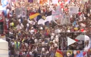 В Германии прокомментировали упоминание Путина на протестах в Берлине 