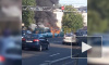 Видео: на Обуховской обороны дотла сгорел автобус