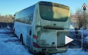 В Забайкалье перевернулся автобус с пассажирами