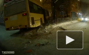 Пермь: столкновение автобуса и троллейбуса теперь увидели "глазами" троллейбуса