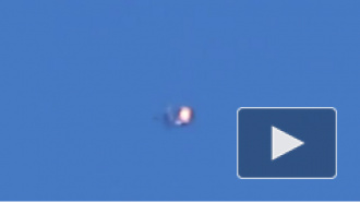 Появилось видео попадания ракеты в пассажирский лайнер