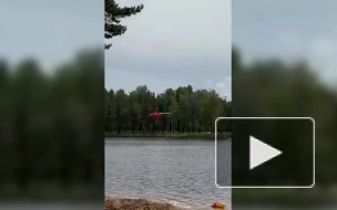 Транспортная прокуратура отреагировала на летавший над Коркинским озером вертолет