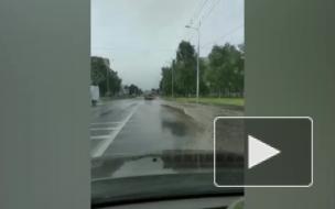 Улицу Партизана Германа залило холодной водой
