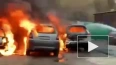 Две бытовки и 10 автомобилей загорелись в Москве