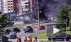 Видео: у станции "Беговая" сгорел пассажирский автобус