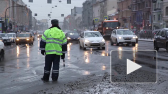 В Петербурге 10-балльные пробки, машины двигаются с минимальной скоростью