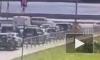 Момент аварии под мостом Александра Невского попал на видео