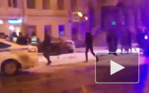 Видео: на Садовой улице таксист пытался скрыться от полиции‍