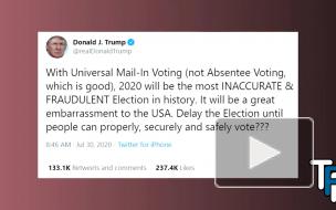 Белый дом: Дональд Трамп не рассматривает возможность отсрочки выборов