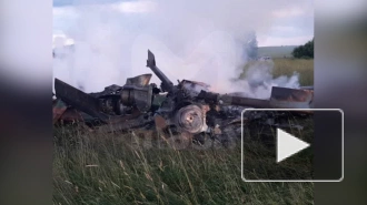 Вертолет Ми-8 упал в Ленинградской области