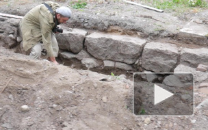 В парке "Монрепо" археологи нашли баню времен Людвига Николаи