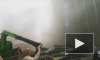 Появилось видео пожара на Киевском вокзале в Москве