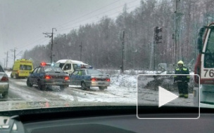 На Приморском шоссе перевернулась маршрутка, пятеро в больнице