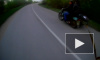 Экстремальное видео из Рязани: роллер зацепился за мотоцикл