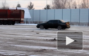 Volvo 850R AWD на снегу