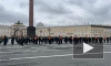 На Дворцовой площади 24 апреля состоялась репетиция сводного военного оркестра 