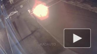 В центре Калининграда пассажир погиб в загоревшемся автомобиле