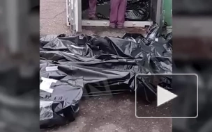 В Иваново сняли на видео десятки пакетов с трупами у морга