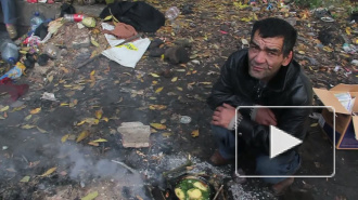 "Мы питаемся суши и красной икрой" - петербургские бомжи разрушают стереотипы