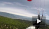Парапланерист снял на видео свое падение с полуторакилометровой высоты после столкновения